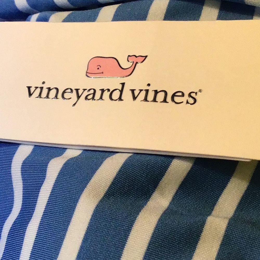 Vineyard Vines Lightweight Sankaty Strip Boatneck Shift Dress - Picture 8 of 13